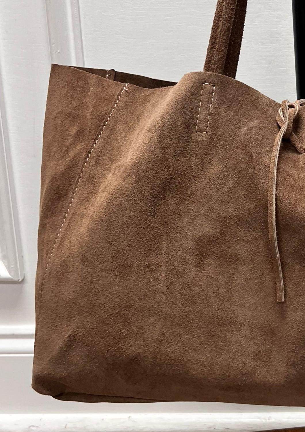 Jijou Capri - Women's Juju Suede Tote Bag - Rack Hunt -