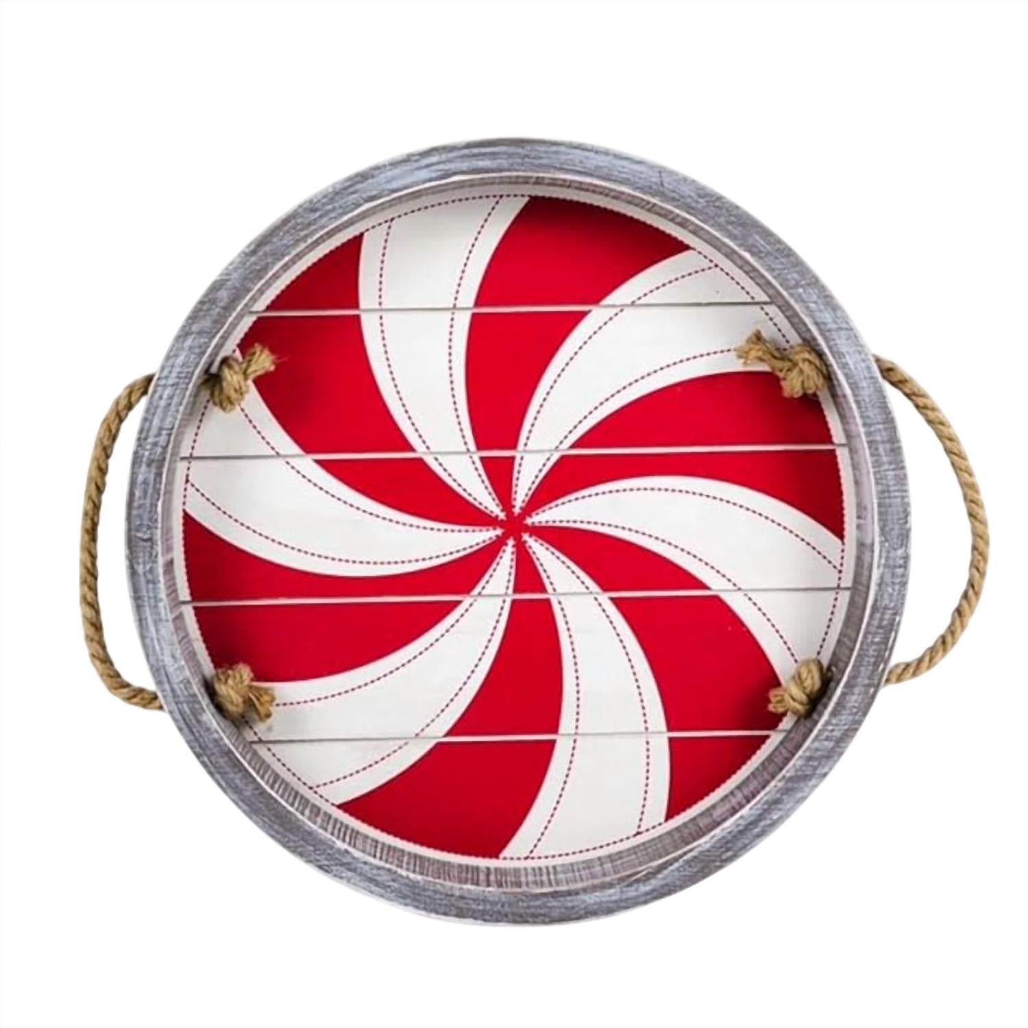 Adams & Co. - Wood Tray Christmas Home Decor - Rack Hunt -