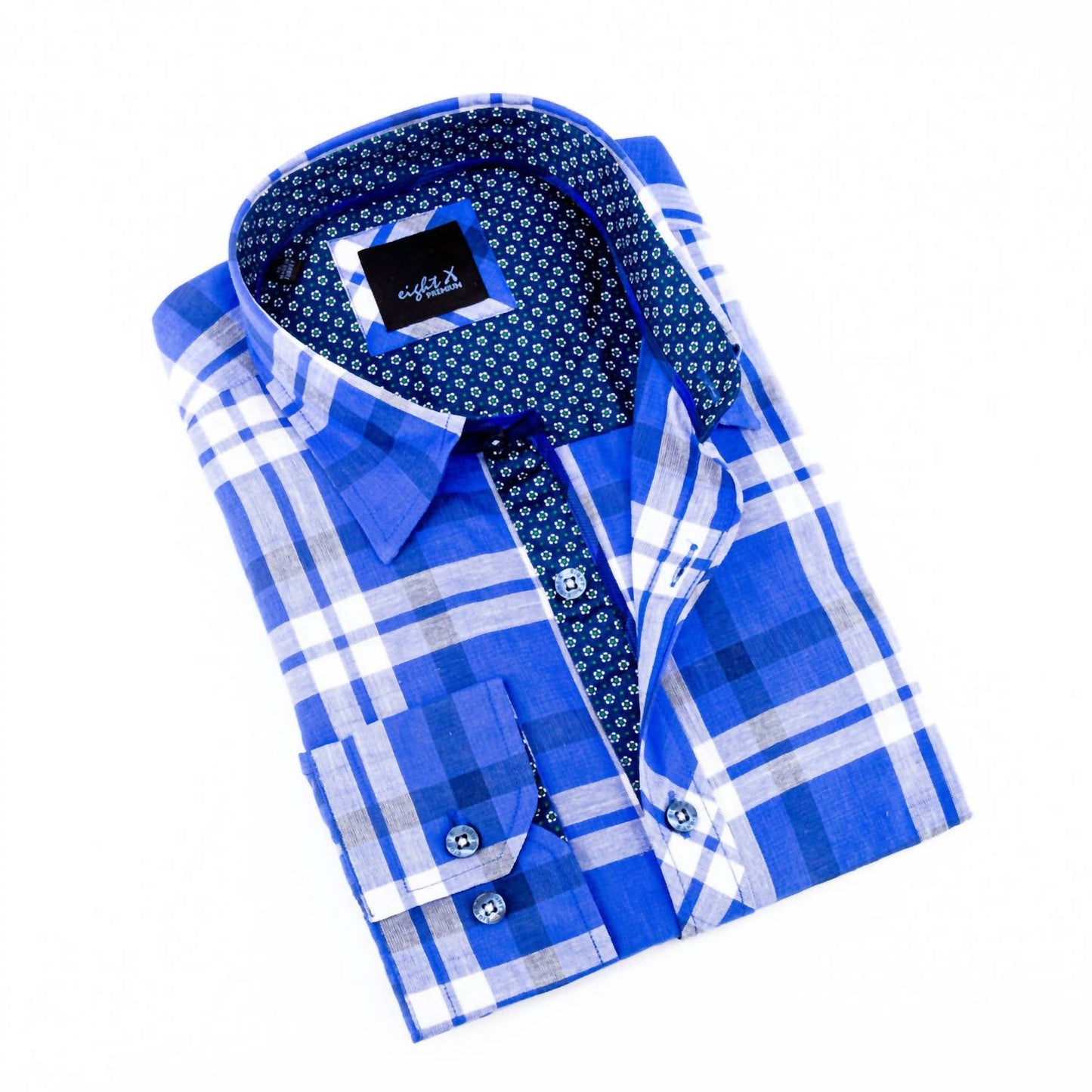 Men's Plaid Linen Shirt