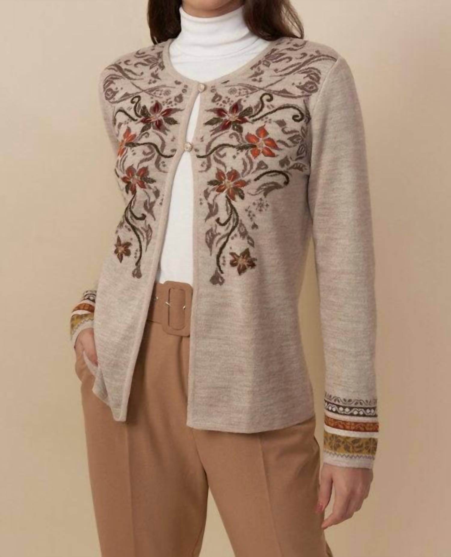 Wuaman - Reversible Alpaca Blend Cardigan - Rack Hunt -