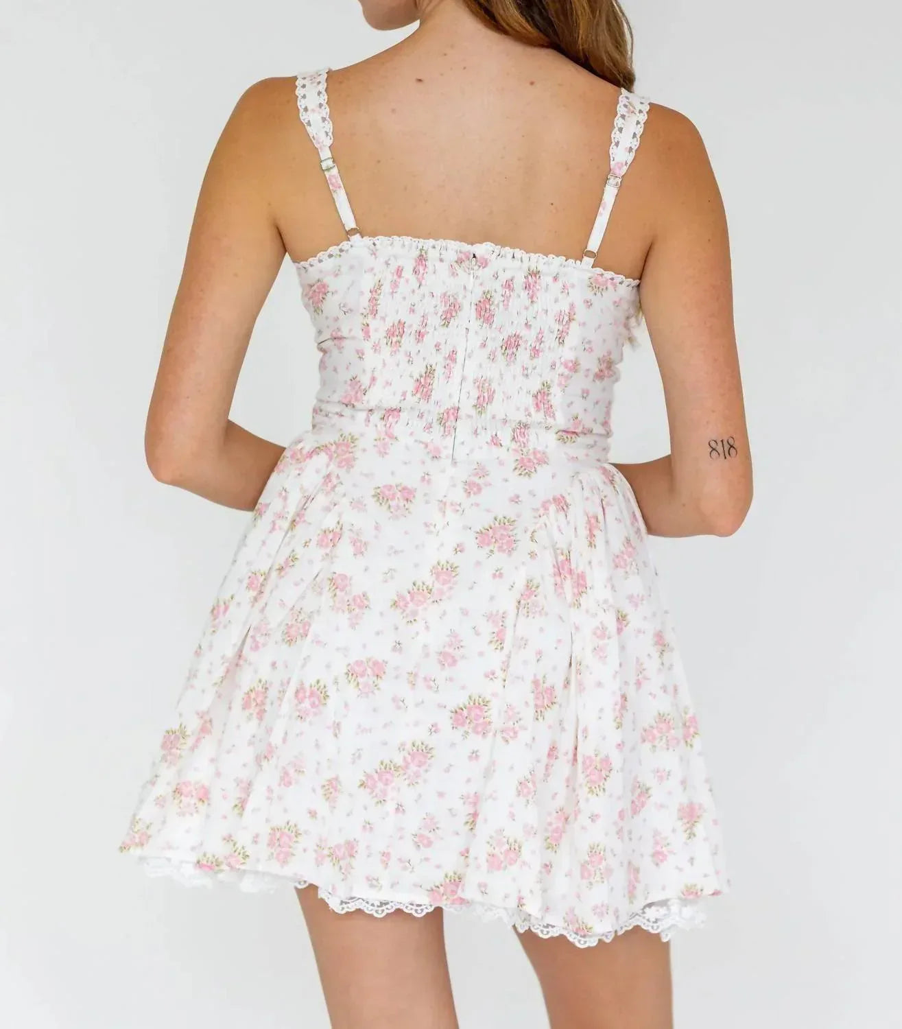 KESTAN - Lydia Floral Mini Dress - Rack Hunt