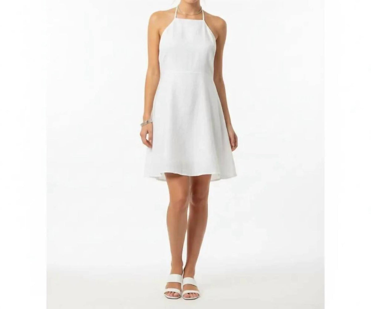 Linen Sleeveless Summer Mini Dress
