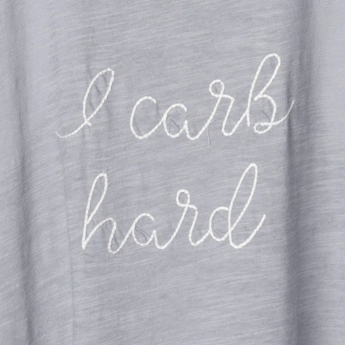Women's I Carb Hard Embroidered Sleeveless Tank Top