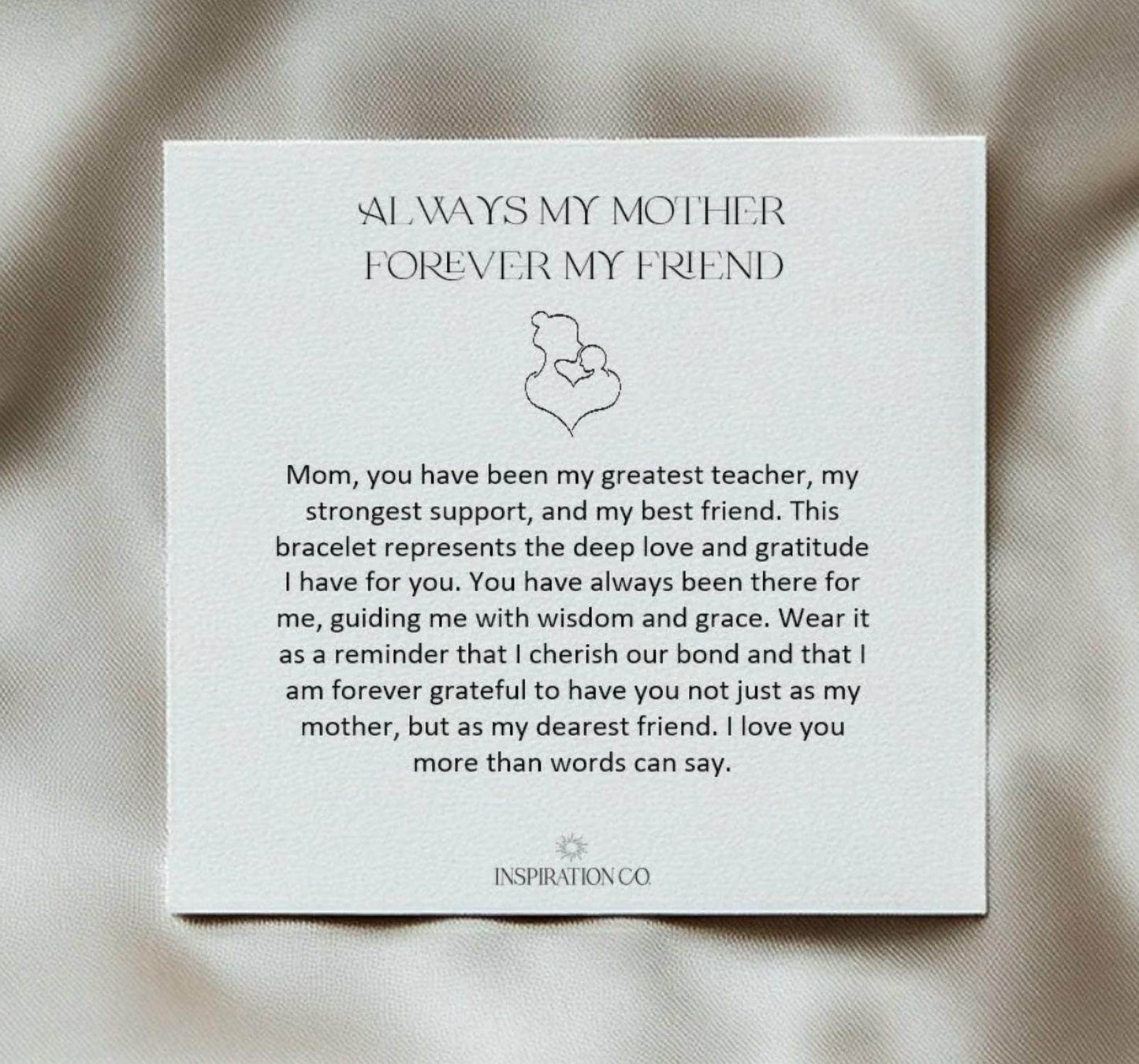 Inspire Me Bracelets - Forever my mother, forever my friend bracelet - Rack Hunt -