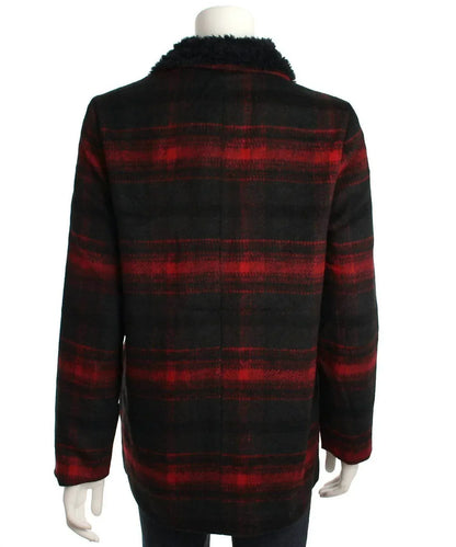 JACK by BB Dakota - Rydell Plaid Wubby Collar Jacket - Rack Hunt