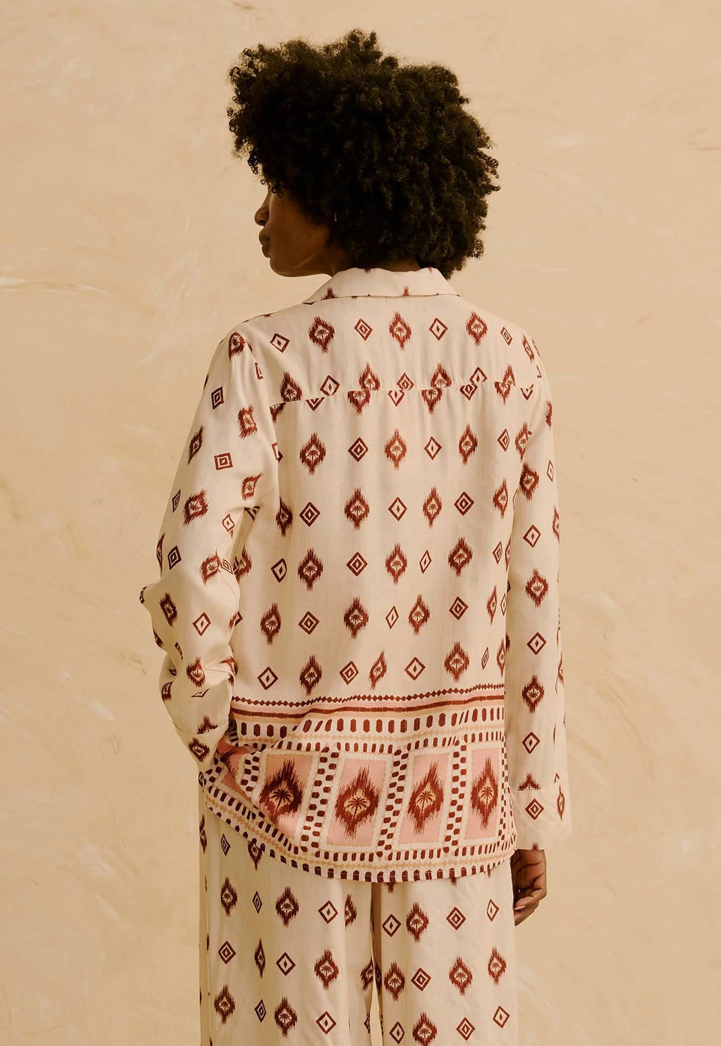 Printed Pajama Shirt