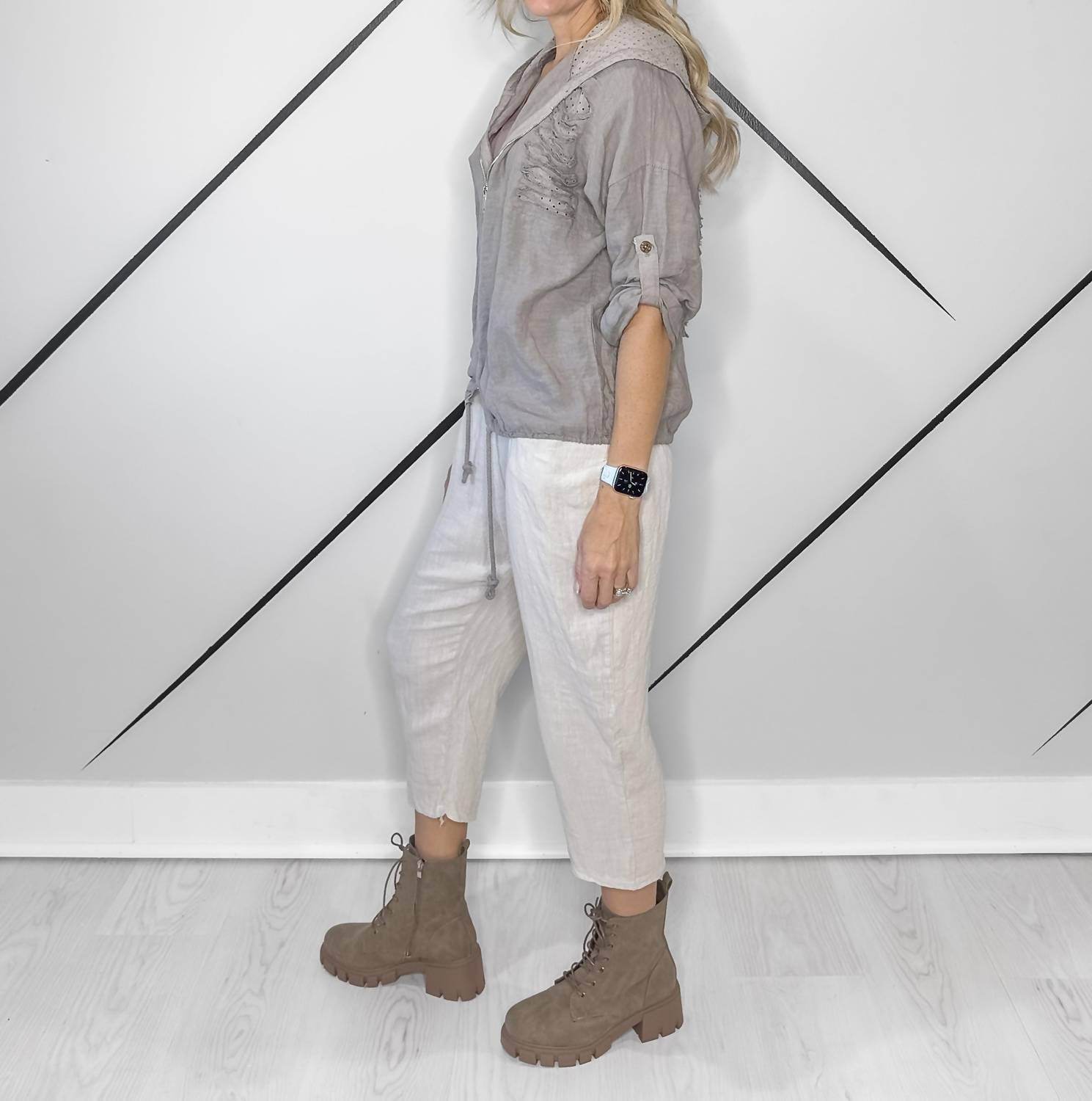 I Love Linen - Lexy Hoodie - Rack Hunt -