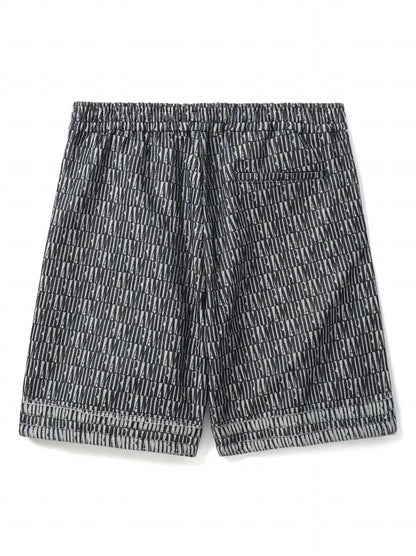 Men's Washed Jacquard Bb Shorts