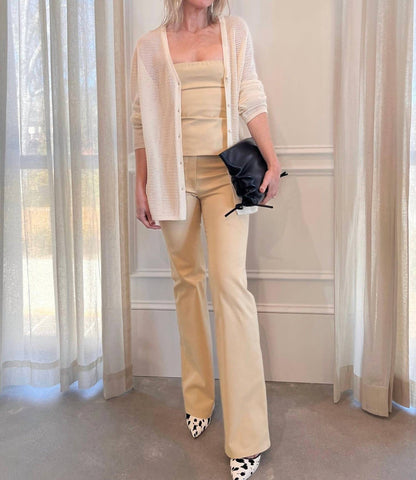 Bell Slim Leg Flare Pants