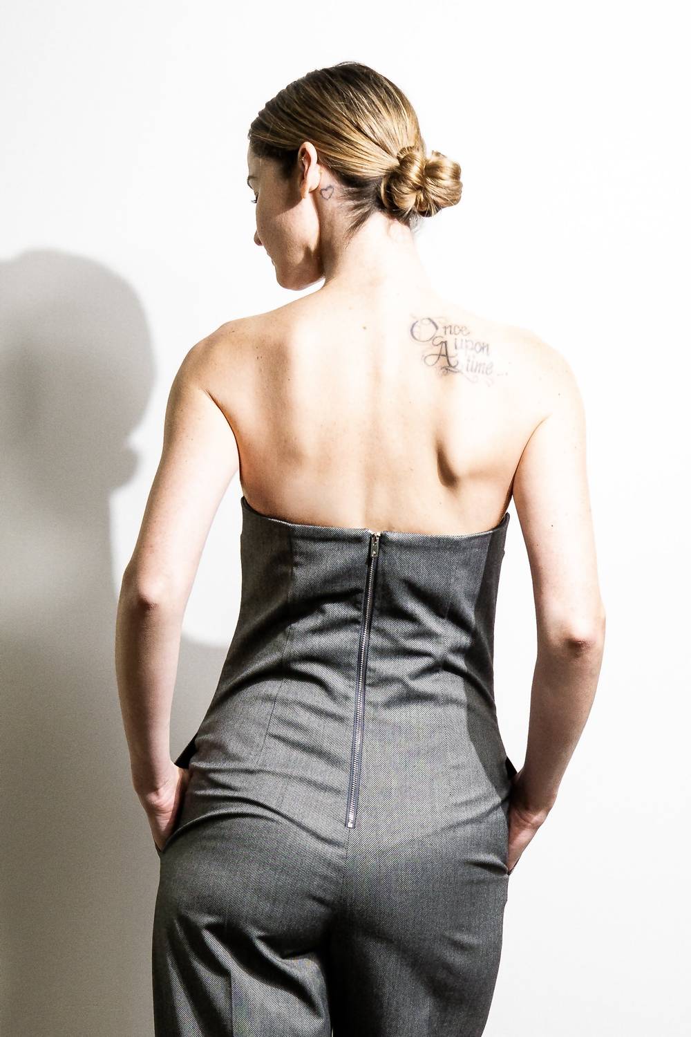Soho Tailored Strapless Jumpsuit