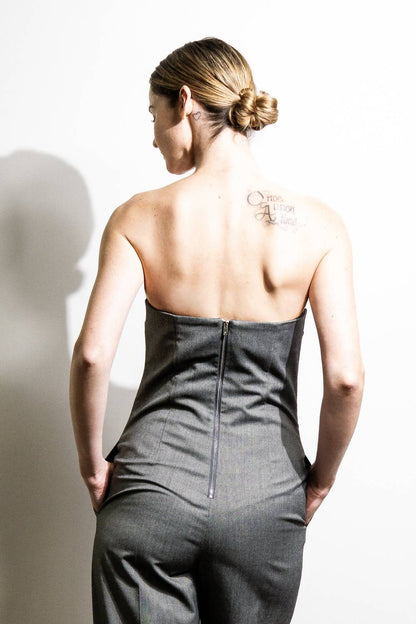 Soho Tailored Strapless Jumpsuit