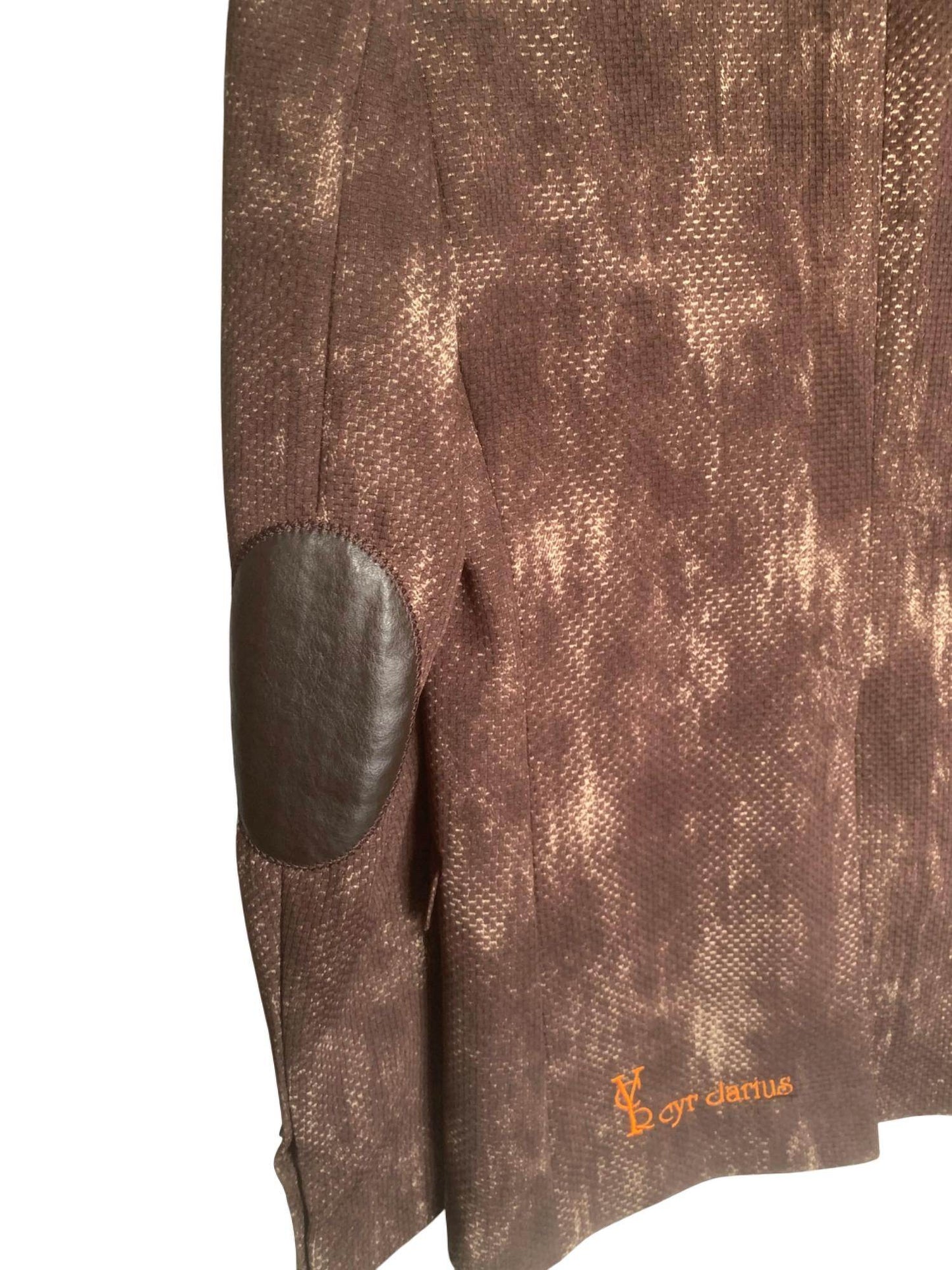 Carlos Amorin - Women Wool & Leather Blazer - Rack Hunt -