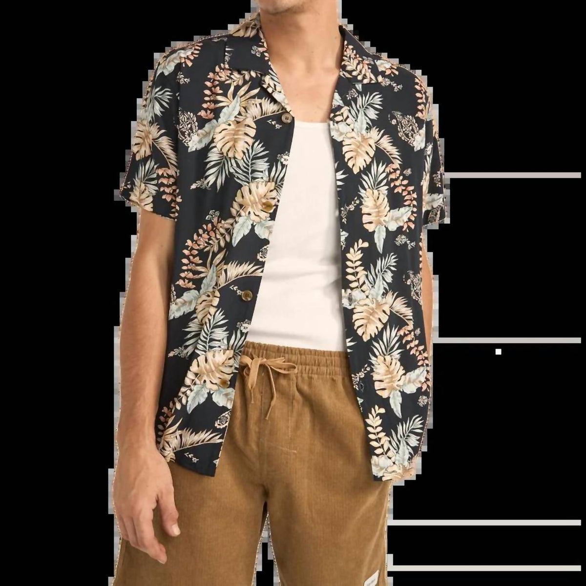 Tropical Paisley Short Sleeve Shirt