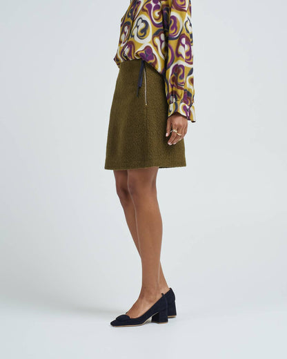Texture Mini Skirt