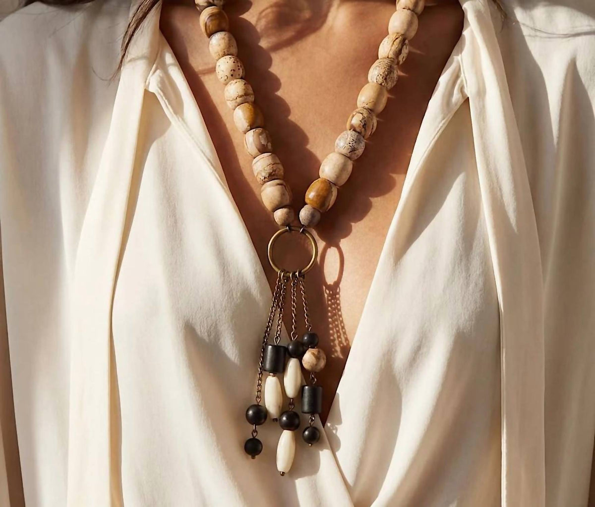 Women's Island Gemstone Necklace