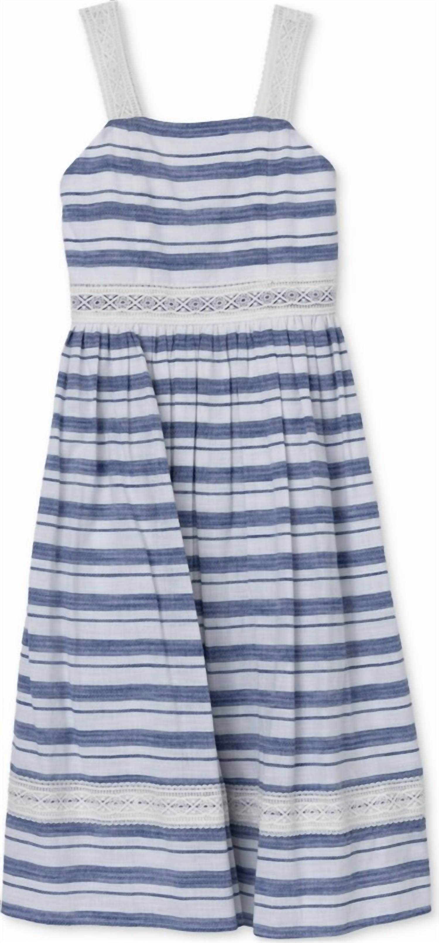 Speechless - Sleeveless Striped Lined Dress - Rack Hunt -