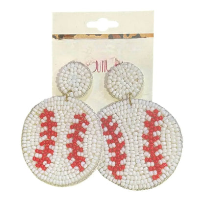 JHP Collection - Women's Game Day Glam Baseball Earrings - Rack Hunt