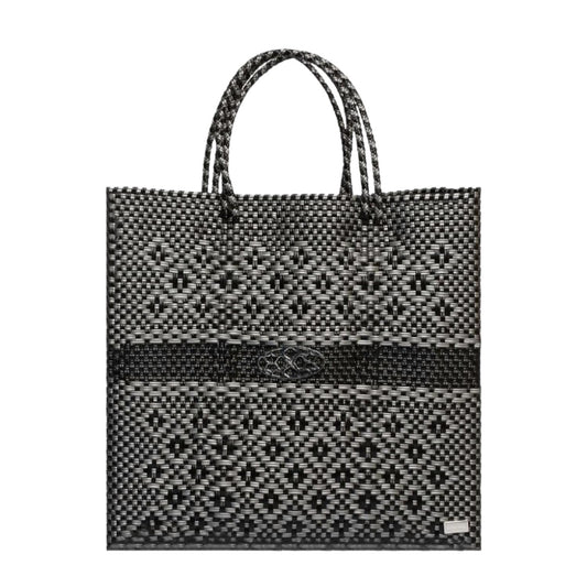 Women's Medium Handmade Aztec Striped Regular Strap Tote Bag