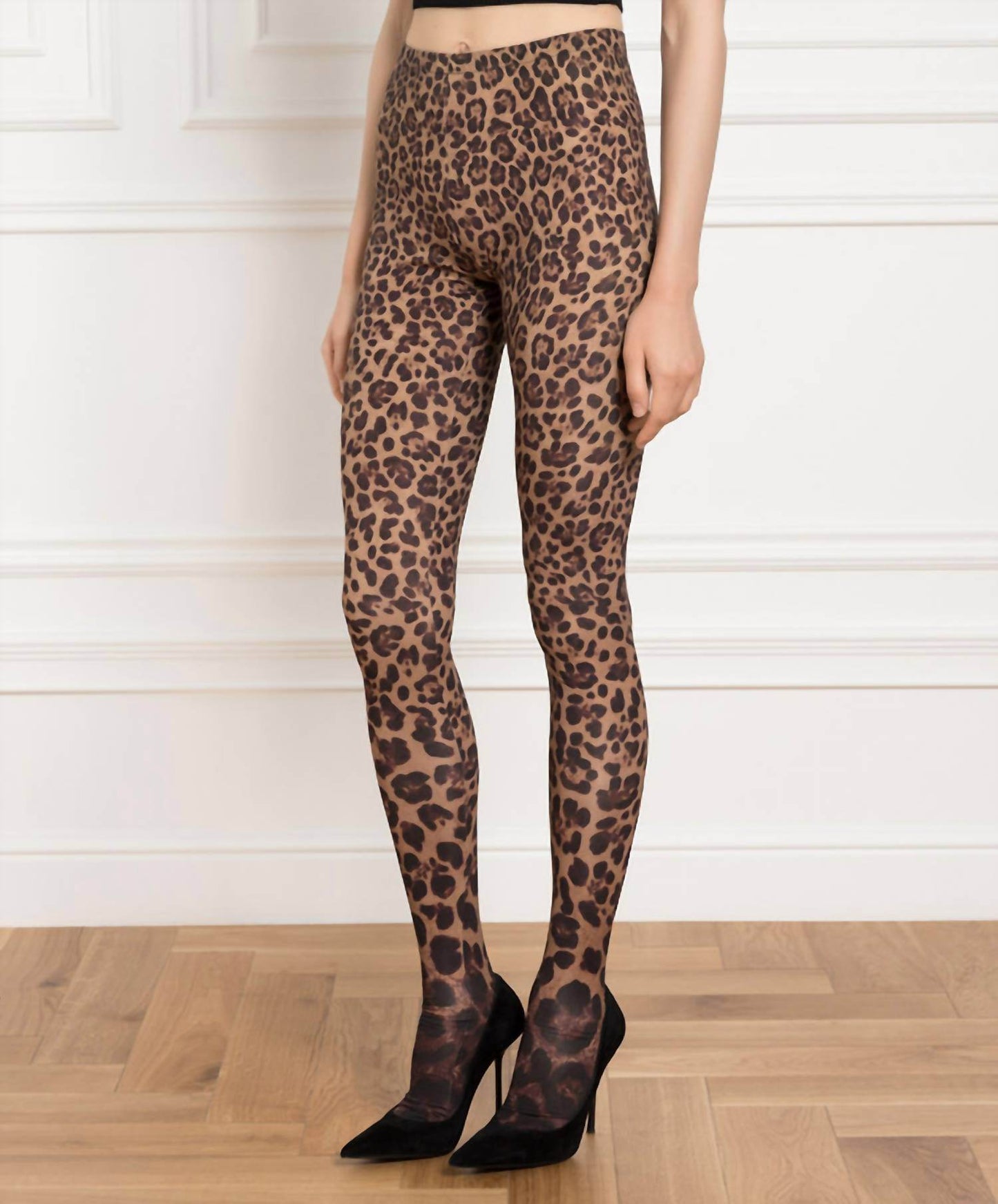 Valentino - Animal Print Tights - Rack Hunt -