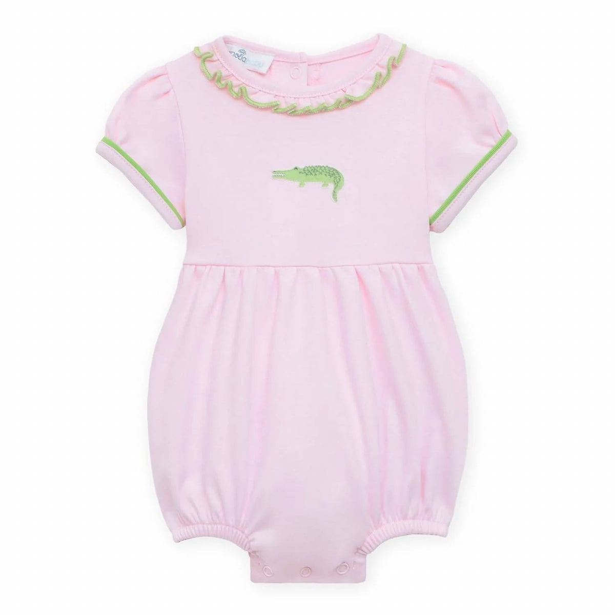 Girl's Bayou Baby Ruffle Short Sleeve Bubble