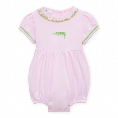 Girl's Bayou Baby Ruffle Short Sleeve Bubble