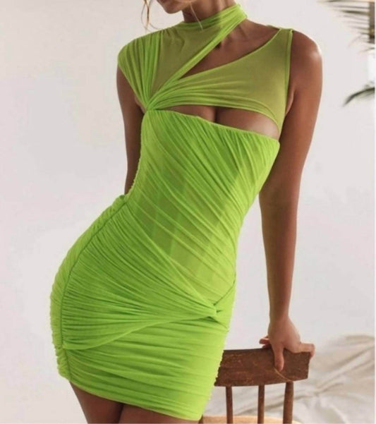 House of CB - Women's Adrie Gathered Mini Dress - Rack Hunt