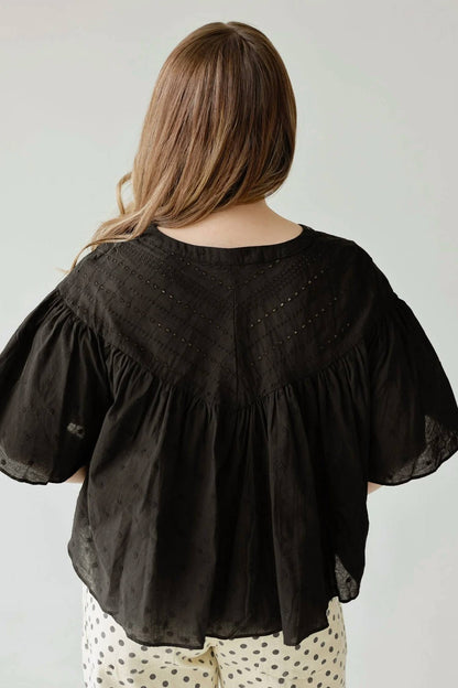 Vittoria Embroidered Cotton Blouse