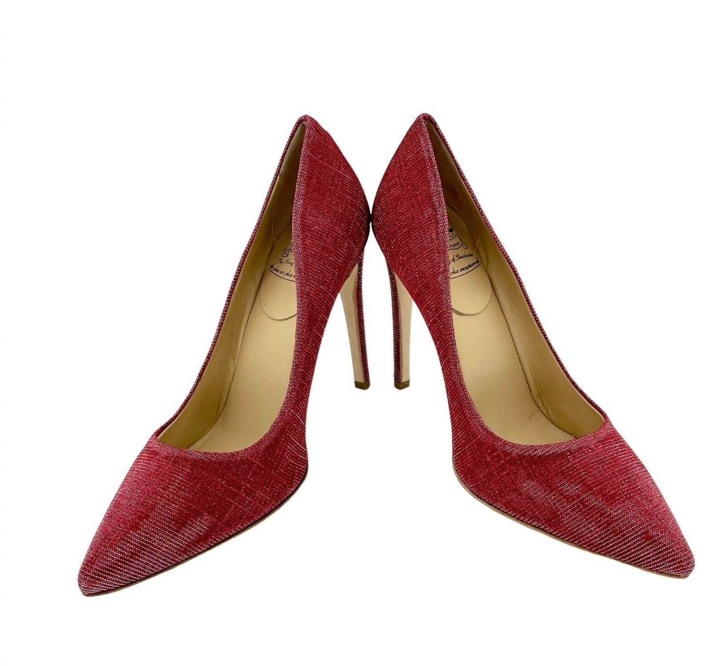 L'Arianna - Women's Mesh Glitter Stiletto Heels - Rack Hunt -