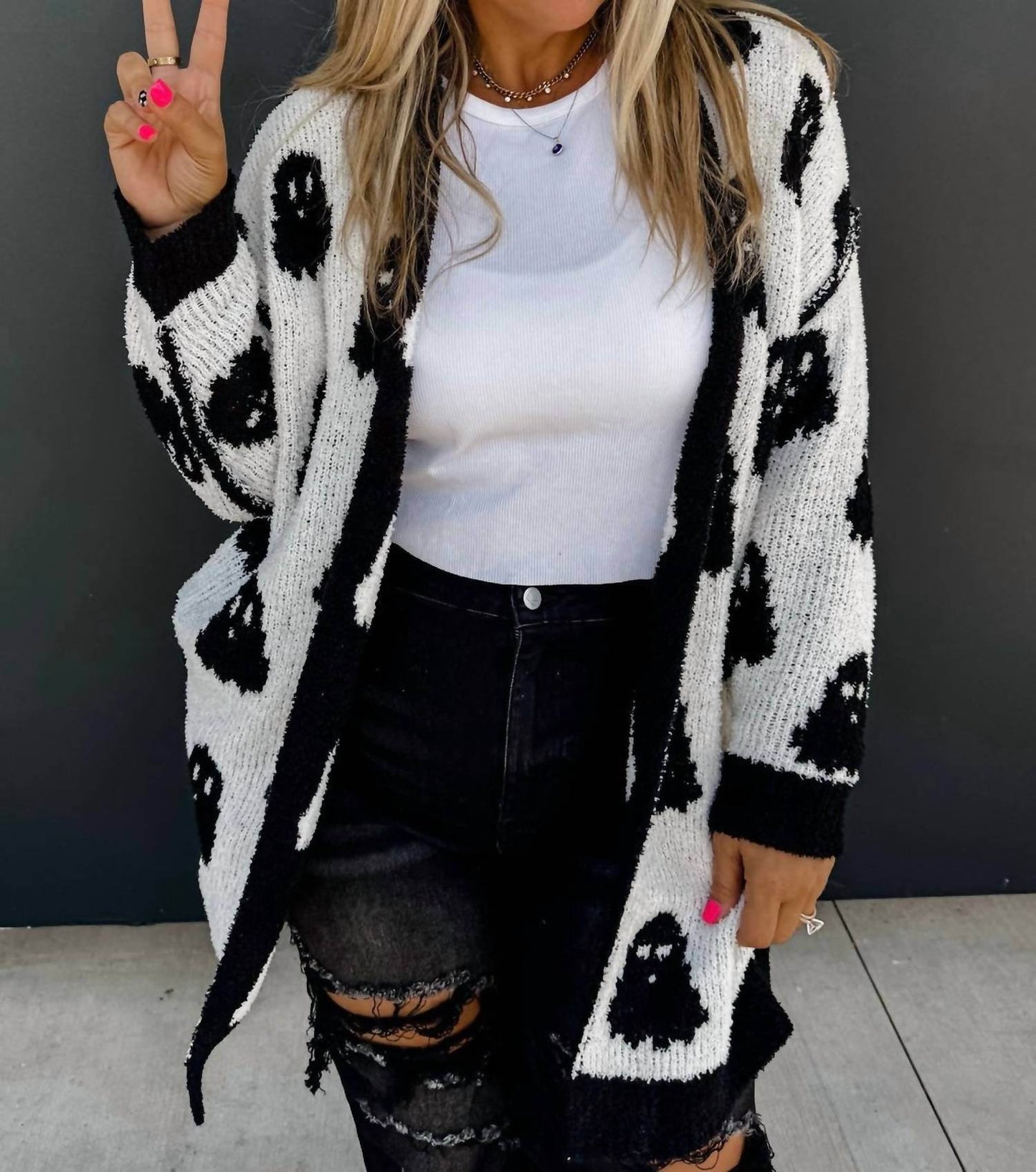 Blakely - The Cozy Cloud Halloween Super Soft Fall Cardigan - Rack Hunt