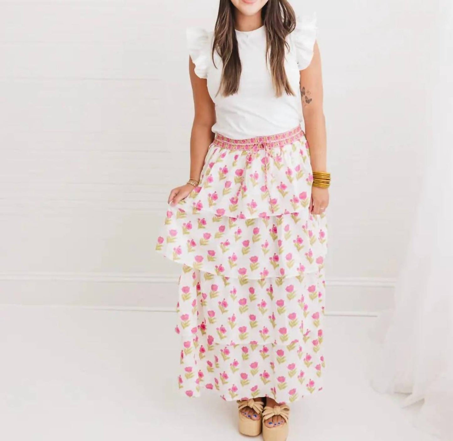 Cascade Maxi Skirt
