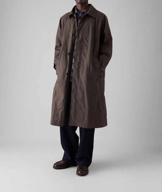 Waxed Cotton Trench Coat