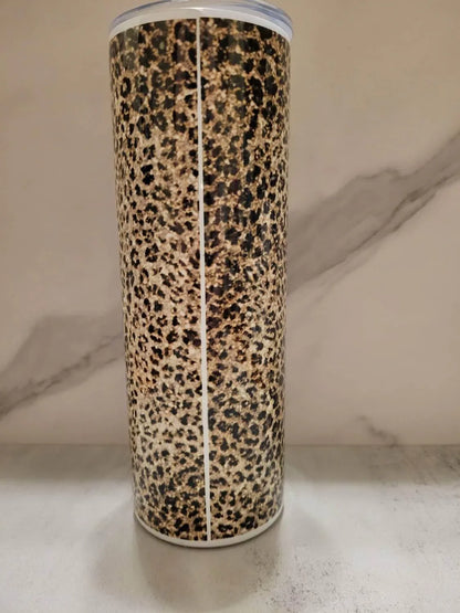 Donny Brooks Designs - Leopard Stainless Steel Double Wall Tumbler 20 Oz - Rack Hunt
