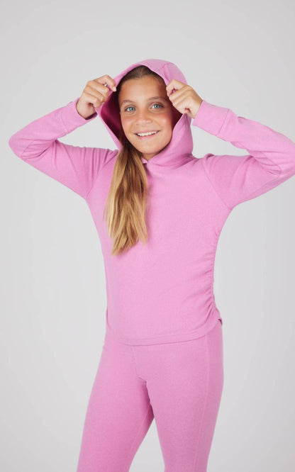 Girl's Hoodie And Flare Pant Set