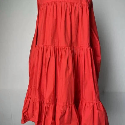 Women’s Tiered Ruffle Shirt Dress