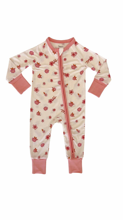 Girls Stella Zipper Romper
