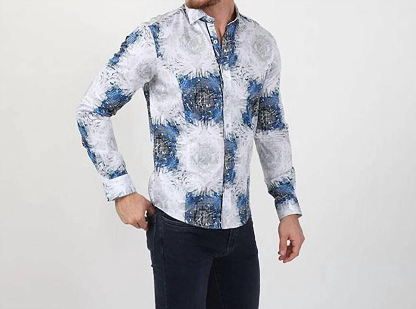 Fade Floral Button Down Shirt