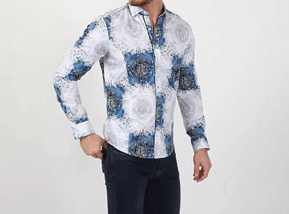 Fade Floral Button Down Shirt