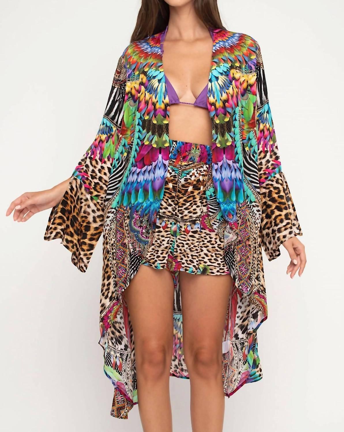 Aisha - Feather Leopard Shorts - Rack Hunt