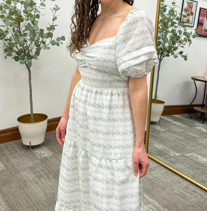 Floral Print Maxi Dress