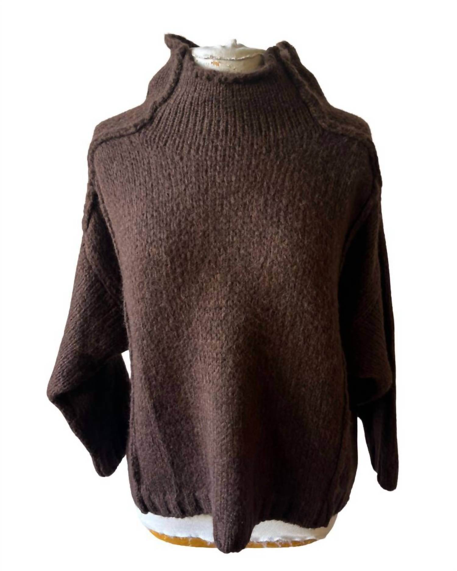 Angela Mara - Women's Mockneck Sweater - Rack Hunt -