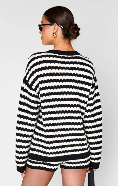 Inez Crewneck Cardigan