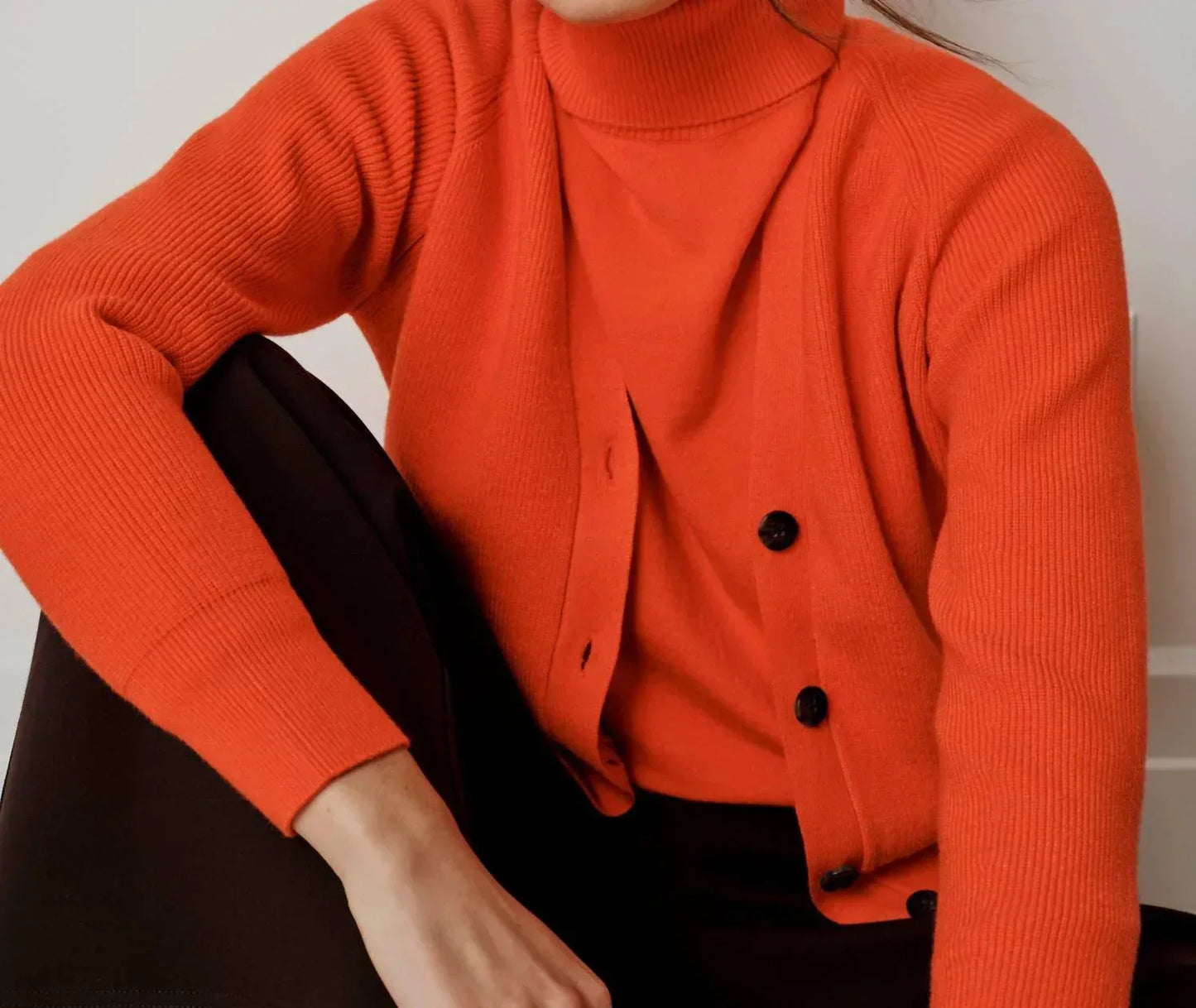 Universal Standard - Renee Savvy Fine Knit Raglan Turtleneck Sweater - Rack Hunt