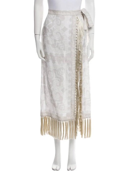 Valentino - Women's Linen Knee-length Skirt - Rack Hunt