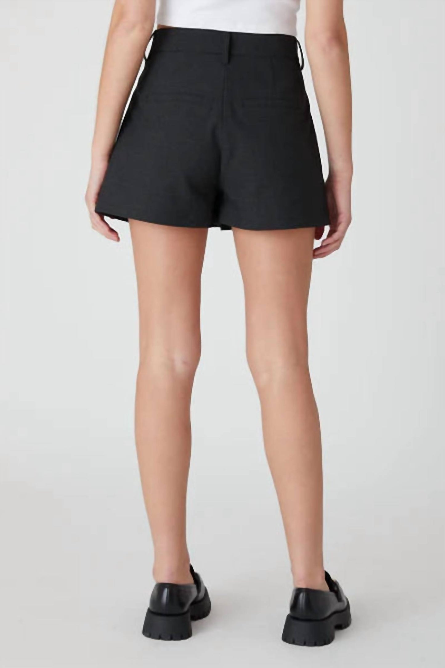 Pleat Plaid Skort