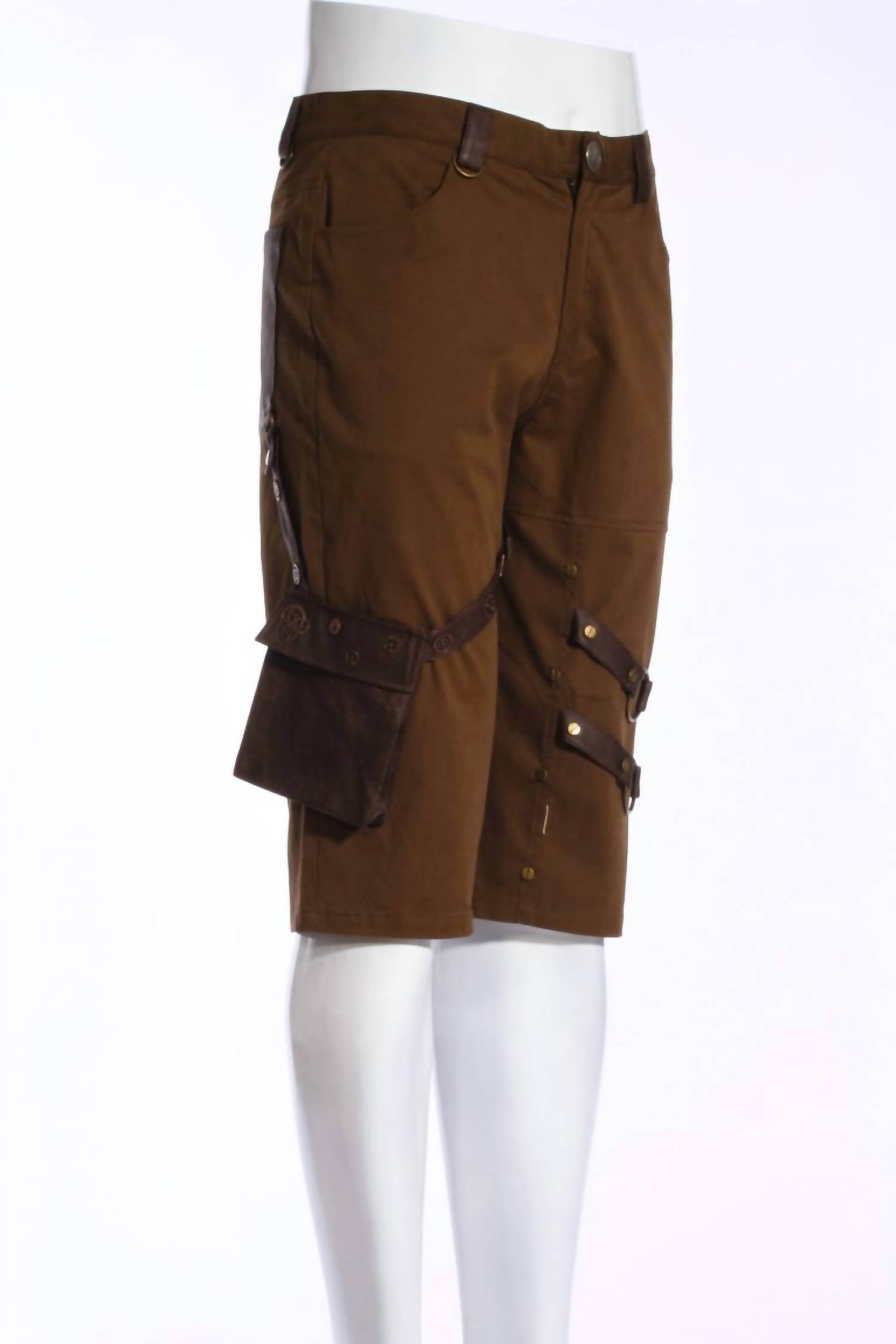 RQ-BL - Women's Steampunk Cargo Short - Rack Hunt -