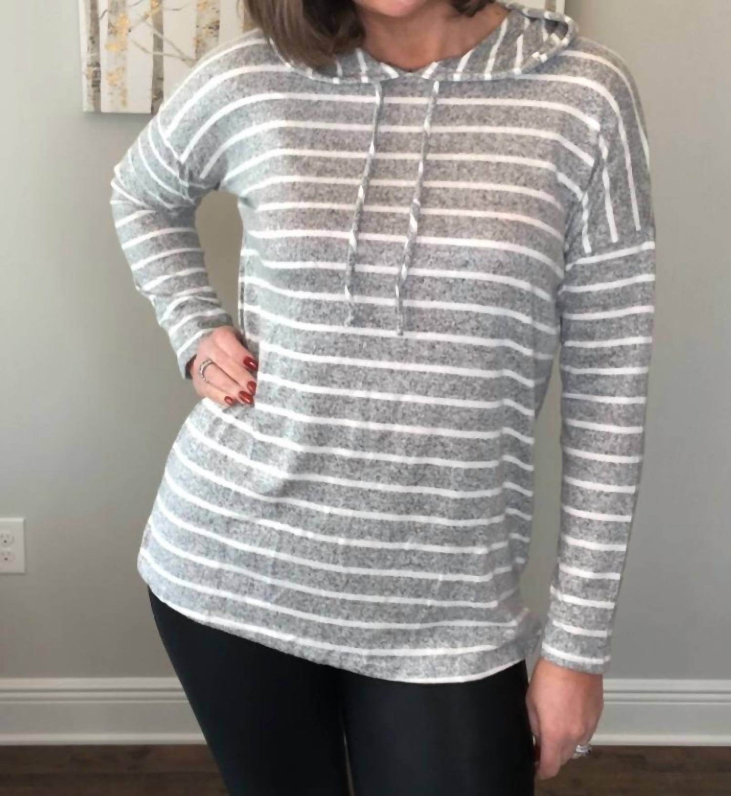 Pink Lily - Shea Striped Top - Rack Hunt -