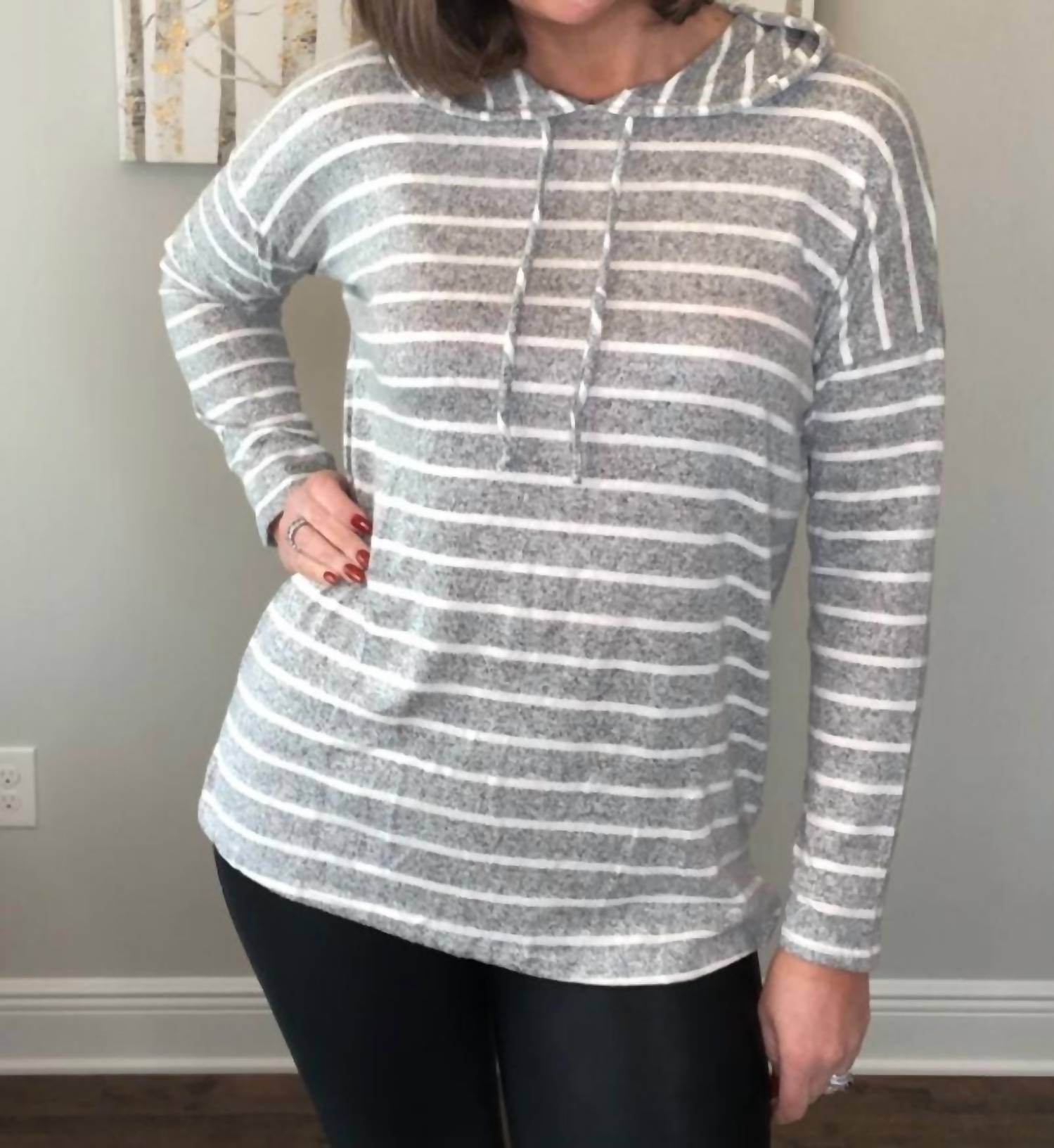 Pink Lily - Shea Striped Top - Rack Hunt -