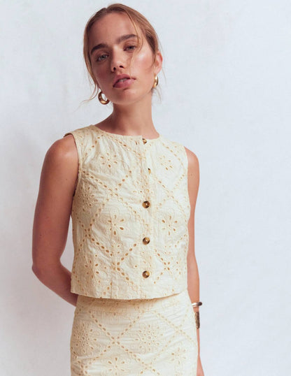 Andrea Cotton Shell Top