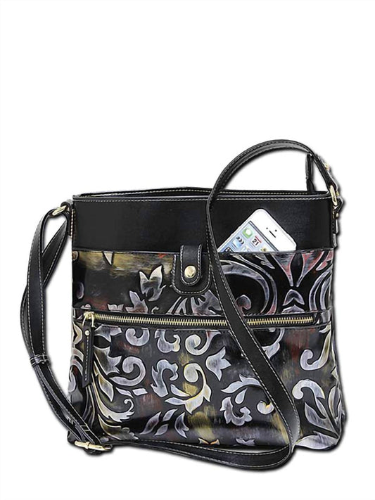 Women's Mirabelle Tooled Embossed Leather Crossbody Bag