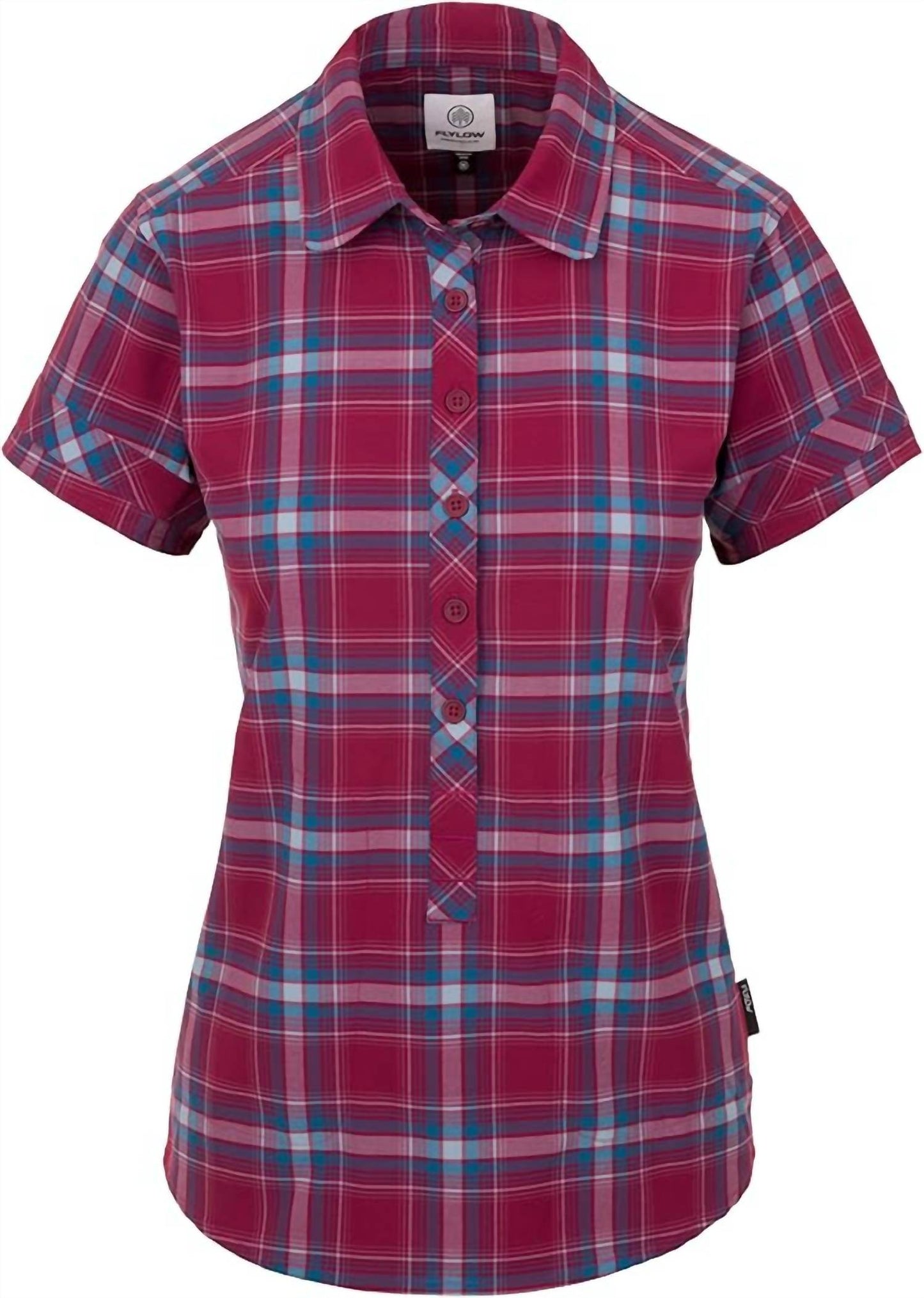 Flylow Gear - Aster Plaid Button-up Shorts Sleeve Shirt - Rack Hunt -